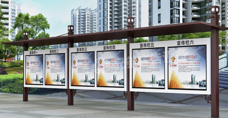 景觀雕塑設(shè)計(jì)公司：不銹鋼宣傳欄和媒體宣傳的不同點(diǎn)-千帆標(biāo)識(shí)，行業(yè)經(jīng)驗(yàn)15年，為400+企業(yè)或市政單位提供標(biāo)識(shí)系統(tǒng)解決方案。